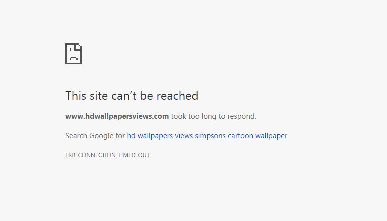 forbindelsestid udløbet google browser eksempel